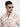 Men Cream and Brown Tropical Printed Slub TextureShirt