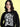 Women Black Typography Printed Cropped Sweatshirt