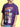 Men Puple Graphic Print Oversize T Shirt