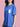 Womens Blue Graphic Print Oversized T-Shirt