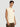 Men Cream coloured Sleeveless Oversized T Shirt with embroidery badge