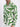 Men Green and White Abstract Print Linen Slim Fit Shirt