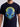 Men Blue Cotton Lycra Graphic Print T-shirt