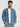Men Relax fit Blue Cotton Denim jacket with front zipper