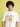Men White Typography Printed Oversized T-Shirt