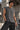 Men Grey Oversized Acid Wash Embellished Sleeveless T-Shirt