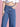 Women Blue Solid Barrel Fit Denim Jeans