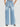 Women Blue Tinted Wide leg Denim Jeans