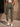 Women Olive Paneled Cargo Trouser