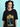 Women Oversize Fit Black Pub Fiction Puff Print T-Shirt