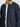 Men Relax fit Navy Cotton Denim jacket with Front zipper