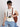 Men Off White Sleeveless Graphic Oversized T Shirt