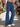Men Blue Boot Cut Denim Solid Jeans