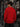 Men Crew Neck Drop Shoulder Graphic Printed Red Sweatshirt