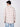 Men Peach and White Horizontal Striped Shirt