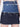 Women Blue Colour Block Mini Skirt