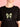 Women Black Graphic Oversized T Shirt