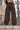 Women Solid Dark Brown Parachute Fit Cargo Trousers
