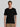 Men Black Solid Relaxed Fit T-Shirt