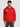 Men Relaxed front zipper Graphic print red hoodie