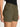 Women regular fit olive pleated shorts