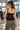Women Black Halter-neck Crop Top