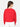 Women Red Solid Cropped Length Oversized Sweatshirt
