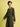 Women Relax Fit Olive Cropped Jacket