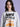 Women Grey Typography Printed Crop Sweatshirt