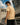 Mens Beige Solid T-shirt