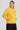 Women Mustard Relax Fit Kangroo Pocket Graphic Printed Hoodie