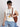 Men Off White Sleeveless Graphic Oversized T Shirt