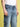 Men Blue Baggy Fit Cargo Jeans