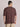 Men Brown Typography Print Oversize T Shirt