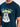 Men Teal Puff Print Cotton T Shirt