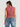 Women Over lap Maroon checked Adjustable Top with side knot