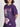 Women Purple 'Radiance' Graphic Oversized Tshirt