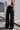 Women Black Bow Detail Straight Fit Jeans