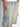 Men Blue Light Shade Baggy Fit Cargo Shorts
