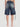 Women Light Fade Relax Fit Denim Cargo Short