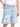 Men Light Blue Baggy Medium-Distress Denim Shorts