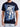 Men  Blue Cotton Lycra Graphic Print T Shirt