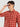 Mens Orange Checked Brand embroidery Regular fit Casual Shirt