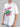 Mens White Graphic Print Oversized T-shirt