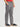 Men Regular Fit Adjustable Waist Grey Casual Trouser