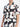 Mens White/Blue Resort Collar Abstract Print Shirt