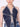 Women Blue Denim Crop top with Tie up Detail