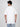 Men White Solid Cotton T Shirt