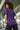 Women Purple Oversized T-shirt