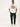 Men White Typography Print Oversize T Shirt